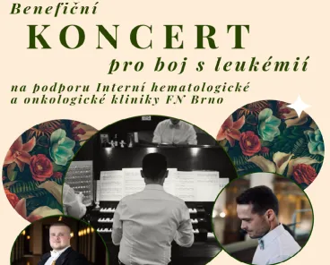 Varhaník L. Hurtík opět podpoří Interní hematologickou a onkologickou kliniku benefičním koncertem