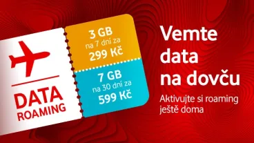 Vodafone rozšiřuje roamingovou nabídku o datové balíčky pro cesty mimo EU. A přidává neomezený internet na léto pro předplacenky