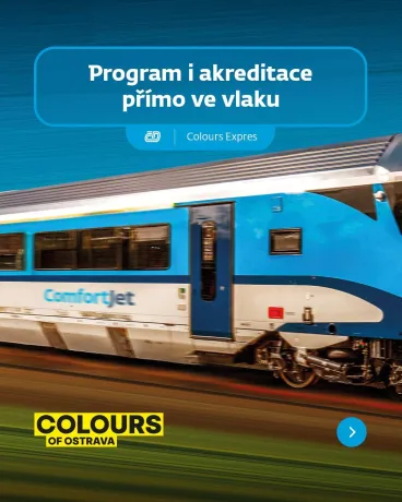 Na festival Colours of Ostrava nejmodernějším vlakem Českých drah