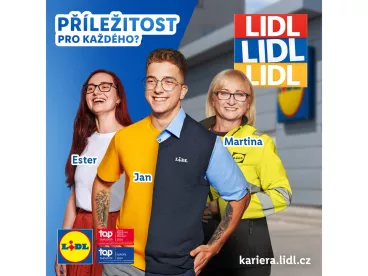 Lidl spouští employer brandingovou kampaň. Pracovní možnosti napříč Českou republikou