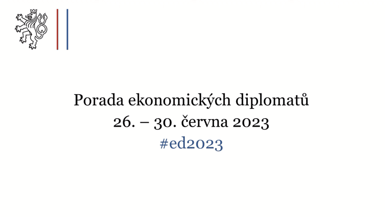 Živě: Porada ekonomických diplomatů