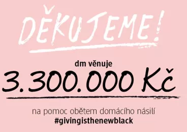 Čtyři ročníky Giving Friday vynesly již 10 milionů korun, do Sbírky potravin dm letos přispěla více než 16 tunami zboží