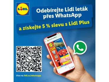 Lidl začne posílat letáky přes aplikaci WhatsApp