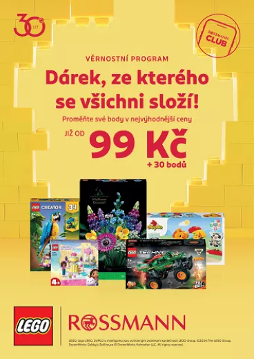 Pořiďte si v drogeriích ROSSMANN dárek, ze kterého se všichni složí