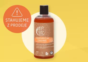 dm informuje: Společnost dm drogerie markt stahuje z prodeje produkt TIERRA VERDE sprchový gel esence radosti pomeranč & lavandin 500 ml