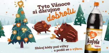 Sbírejte kódy pod víčky a darujte tyto Vánoce dobrotu