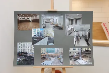 Střední a vyšší odborná škola stavební v Dušní má novou tělocvičnu a jídelnu