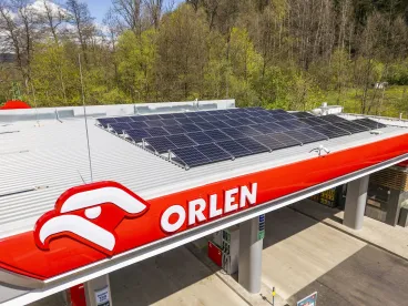 Fotovoltaické elektrárny na čerpacích stanicích ORLEN